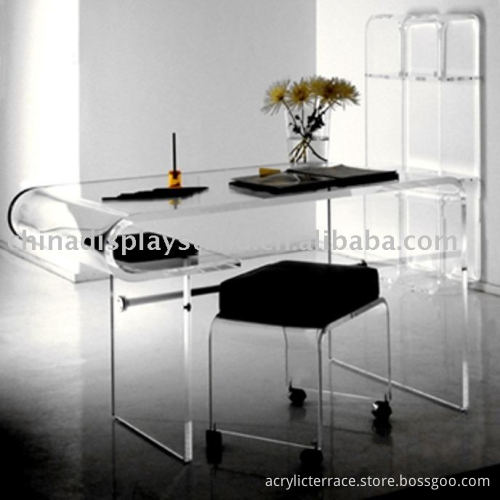 Acrylic Chair and Table/ Morden Furniture/ Study table chair